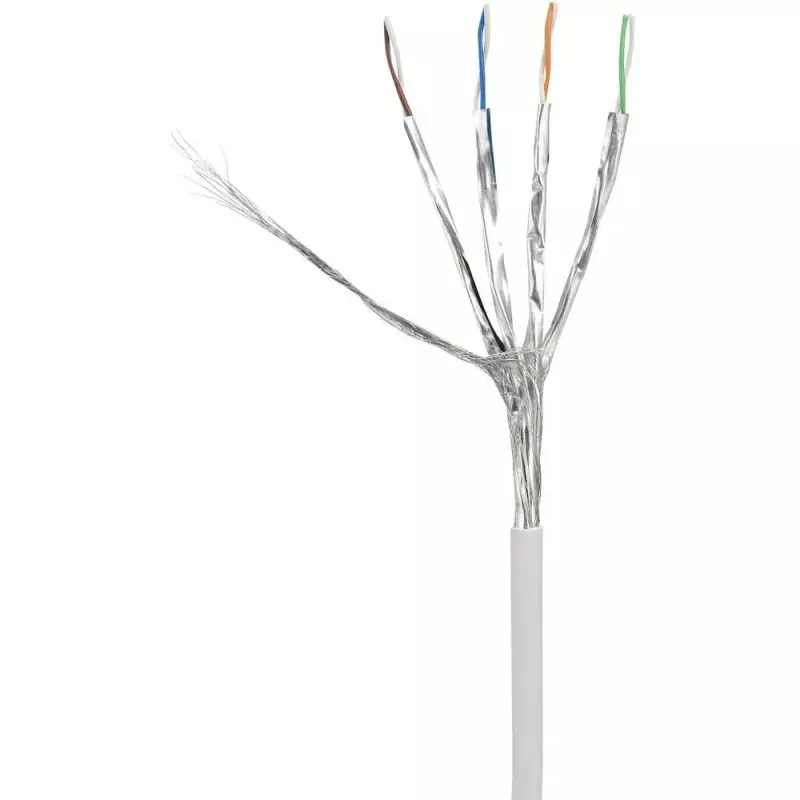 Tinklo kabelis Renkforce RF-4149867 3m Cat6a S/FTP Pilka