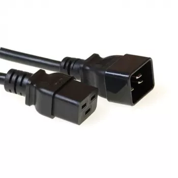 ACT Powercord C19 - C20 juoda 0.6 m