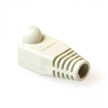 ACT RJ45 apsauginis gaubtas baltas 6,5 mm kabeliui