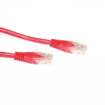 ACT Red 1,5 m U/UTP CAT6A jungiamasis kabelis su RJ45 jungtimis