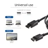 ACT 0,5 m DisplayPort kabelis vyriškas - vyriškas, maitinimo kaištis 20 prijungtas