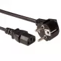 ACT Powercord LSZH maitinimo laidas CEE 7/7 kištukas (kampuotas) - C13 juodas 5 m