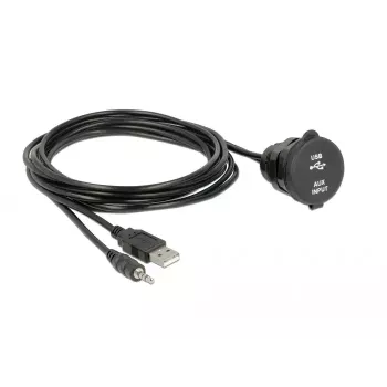 USB laidas DeLOCK 85719 2 m USB A juodas
