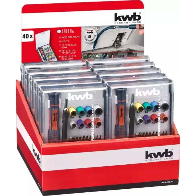 Sukimo antgalių rinkinys KWB 115700 30 vnt.