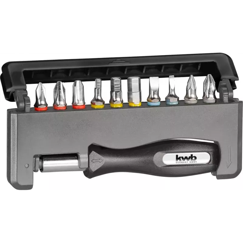 Antgalių rinkinys KWB Industrial Steel Standard Handy Bit Box