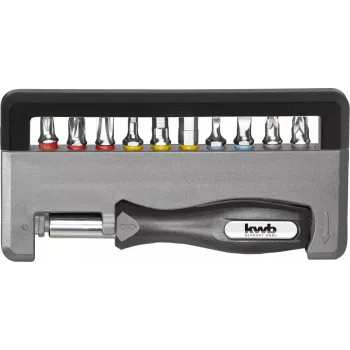 Antgalių rinkinys KWB Industrial Steel Standard Handy Bit Box