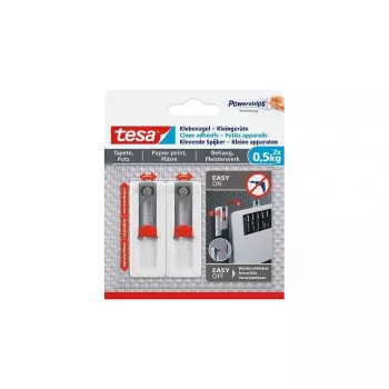 TESA 77782 kabliukas vidaus patalpoms Raudona Balta 2 vnt