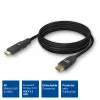 ACT 20 m HDMI aktyvus optinis kabelis High Speed 4K su nuimama jungtimi v2.0 HDMI-A kištukas - HDMI-A kištukas