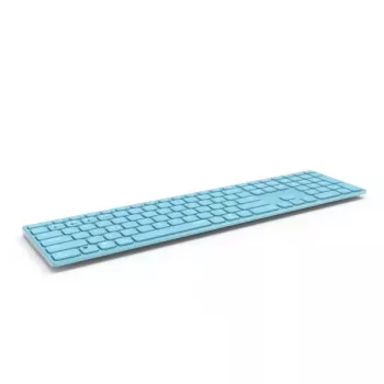 Rapoo E9800M klaviatūra RF Wireless Bluetooth QWERTZ vokiška mėlyna