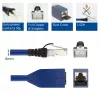 ACT Blue 2 m LSZH S/FTP CAT6A MPTL ilginimo kabelis su apsaugotais RJ45 jungtimis