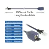 ACT Blue 2 m LSZH S/FTP CAT6A MPTL ilginimo kabelis su apsaugotais RJ45 jungtimis
