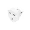 Hama 00223459 adapteris kištukinis tipas E/F hibridinis tipas G (JK) baltas