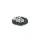 Šepečio vielinis ratas kwb 607433, kotelio skersmuo 6 mm, skersmuo 10 cm