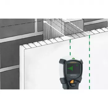 Laserliner MultiScanner Plus skaitmeninis daugiadetektorius – feromagnetiniai metalai, gyvi kabeliai, nemagnetiniai metalai, mediena