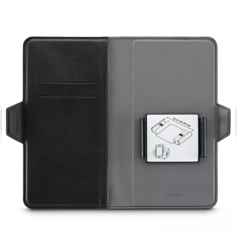 Hama 00118895 universalus dėklas telefonui 15,5 cm (6,1 colio) Folio juodas