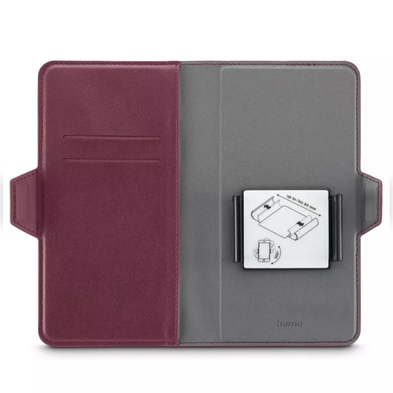 Hama 00118895 universalus dėklas telefonui 15,5 cm (6,1 inch) Folio Raudonas
