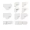 Hama 00221017 kabelių kanalas Universalus Baltas 4 vnt.