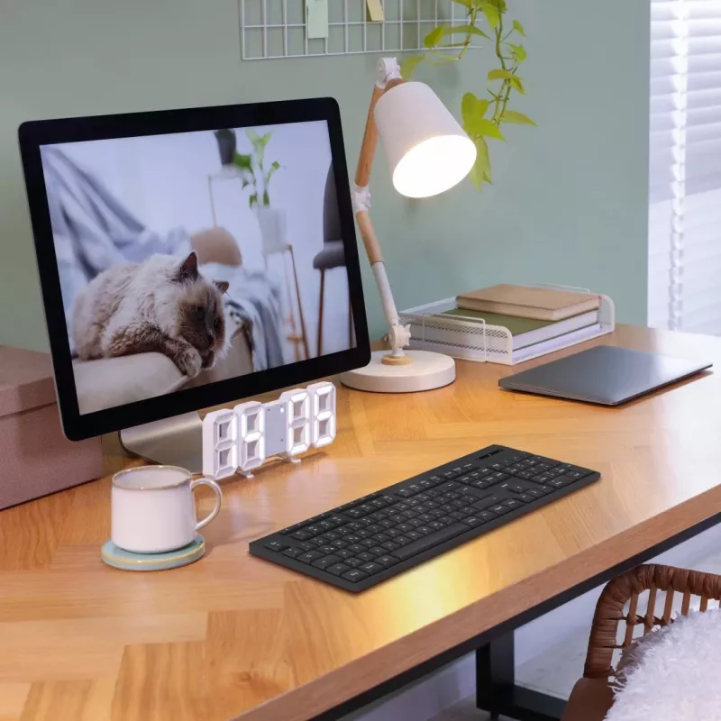 Belaidė klaviatūra Hama WK-200 RF Wireless QWERTZ vokiška juoda