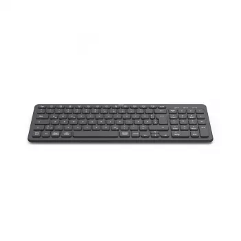 Hama WK-300 belaidė klaviatūra RF Wireless + Bluetooth QWERTZ vokiškas juoda