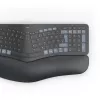 Ergonomiška klaviatūra Hama WK-900 Ergo RF belaidė + Bluetooth QWERTZ vokiška juoda, mėlyna, tamsiai pilka