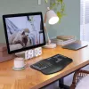 Ergonomiška klaviatūra Hama WK-900 Ergo RF belaidė + Bluetooth QWERTZ vokiška juoda, mėlyna, tamsiai pilka