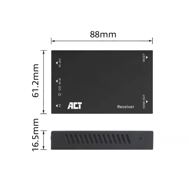 Imtuvas ACT AC7853 HDMI per CATx – HDMI signalo imtuvas per Ethernet iki 150 m