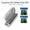 ACT USB 40Gbps M.2 2280 NVMe / PCIe SSD išorinis korpusas, be įrankių