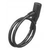 Hama 00178137 kabelinė spyna Juoda 650 mm
