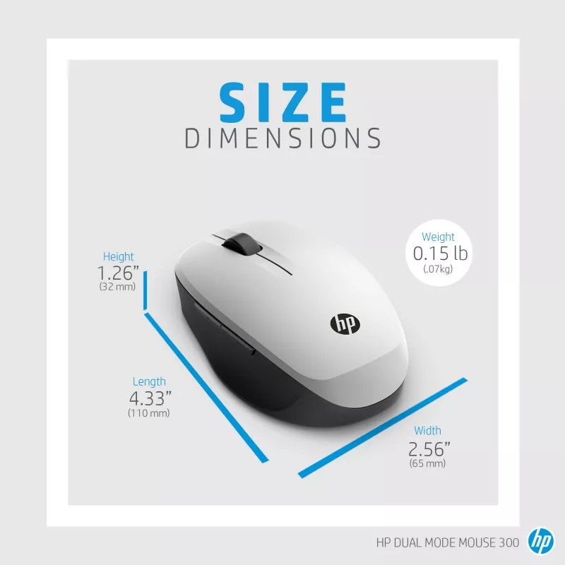HP Dual Mode pelė RF Wireless Bluetooth