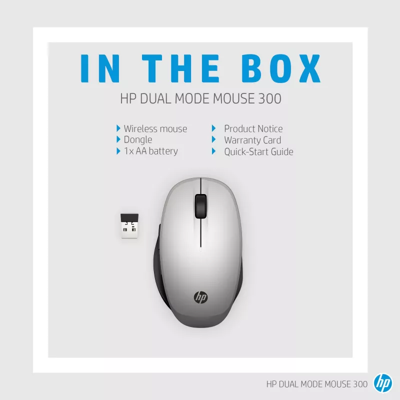 HP Dual Mode pelė RF Wireless Bluetooth