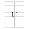 Adresų etiketės Premium HERMA 5076 A4 99,1x38,1 mm