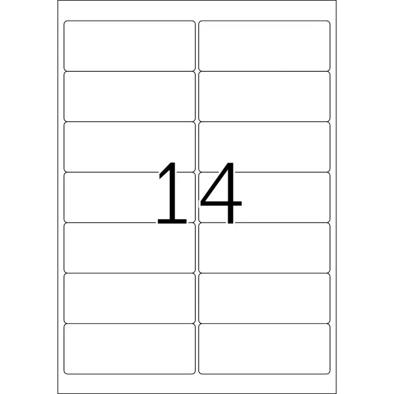Adresų etiketės Premium HERMA 5076 A4 99,1x38,1 mm