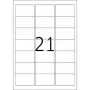 HERMA 5074 perklijuojamos adresų etiketės, A4, 63,5x38,1 mm, 525 vnt.