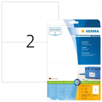 Lipnių etikečių lapai HERMA Labels Premium A4 5064