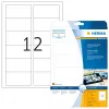 Lipnių etikečių lapai HERMA Labels A4 88,9x46,6 mm, blizgūs, 25 lapų