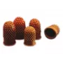 Rexel Thimblettes Velos dydis 0 - 18 mm skersmuo oranžinė dėžutė/10 vnt.