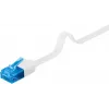 Tinklo kabelis Goobay CAT 6A Flat Patch Cable RJ-45 Cat6a 0,5 m baltas