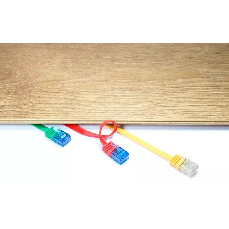 Tinklo kabelis Goobay CAT6a U/UTP 2m Raudonas