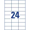 Lipnios etiketės Avery Zweckform 6173 stačiakampės, nuolatinės, baltos – 720 vnt.