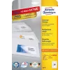 Lipnios etiketės Avery Zweckform 6173 stačiakampės, nuolatinės, baltos – 720 vnt.
