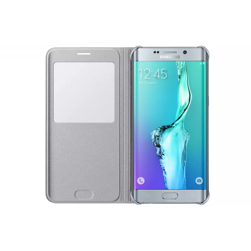 Samsung EF-CG928 dėklas-knygelė sidabrinė, skirta Galaxy S6 edge+