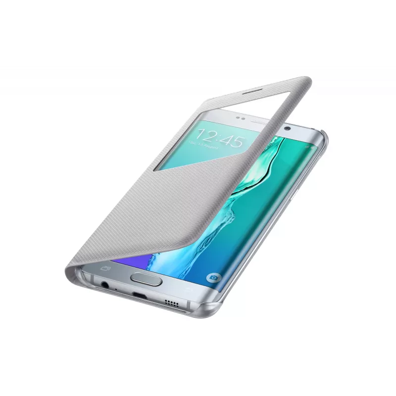 Samsung EF-CG928 dėklas-knygelė sidabrinė, skirta Galaxy S6 edge+