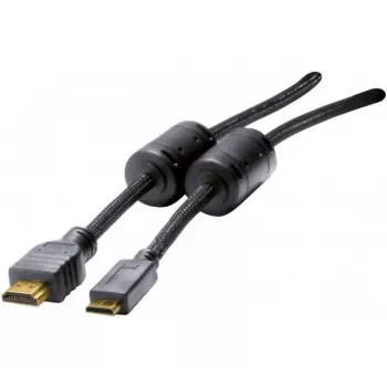 Hypertec 128269-HY HDMI laidas 1,5 m HDMI A tipo (standartinis) – HDMI C tipo (mini), juodas