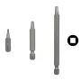 Bosch Extra-Hart atsuktuvų antgalių rinkinys, 3 vnt., 25 mm ilgio, 1/4 colio (6,35 mm) šešiakampis kotas