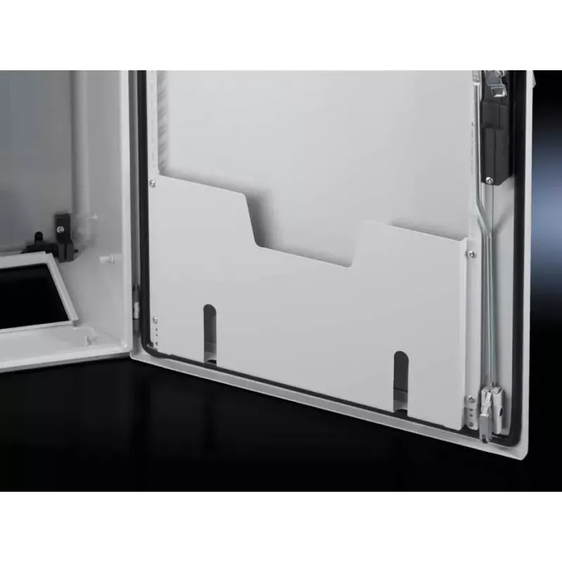 Rack plokštė Rittal PS 4118.000, plieninis korpusas, pilka, gylis 90 mm