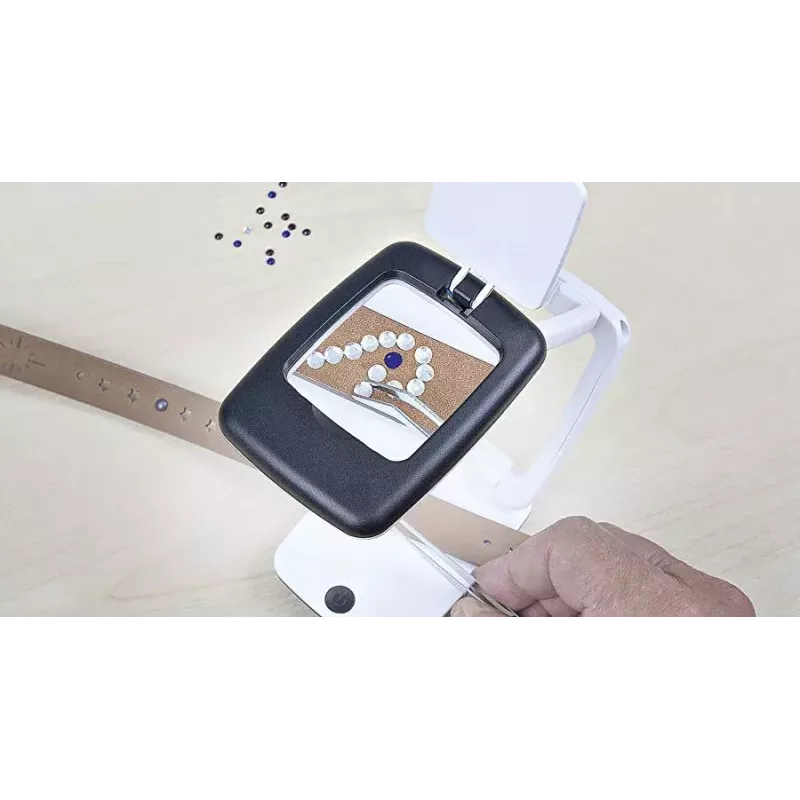 Didinamasis stiklas WEDO 271 75101 juodas/baltas
