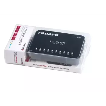 Kroviklis Parat Paraproject MC10 MP3, mobiliesiems telefonams, išmaniesiems telefonams, planšetėms, juodas