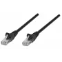 Intellinet tinklo jungiamasis laidas, Cat6, 7,5 m, juodas, varinis, U/UTP, PVC, RJ45, auksuoti kontaktai, apsaugotas nuo užkliuvimo, su gaubtuku, viso gyvenimo garantija