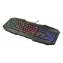 Žaidimų klaviatūra Trust GXT 830-RW Avonn USB vokiškas išdėstymas juoda RGB LED