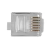 Moduliniai jungtys Intronics RJ-12 M TD106M ACT Apvalus laidas Kietas Maišelyje 25vnt